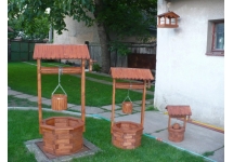 Studna dekorativní dřevěná